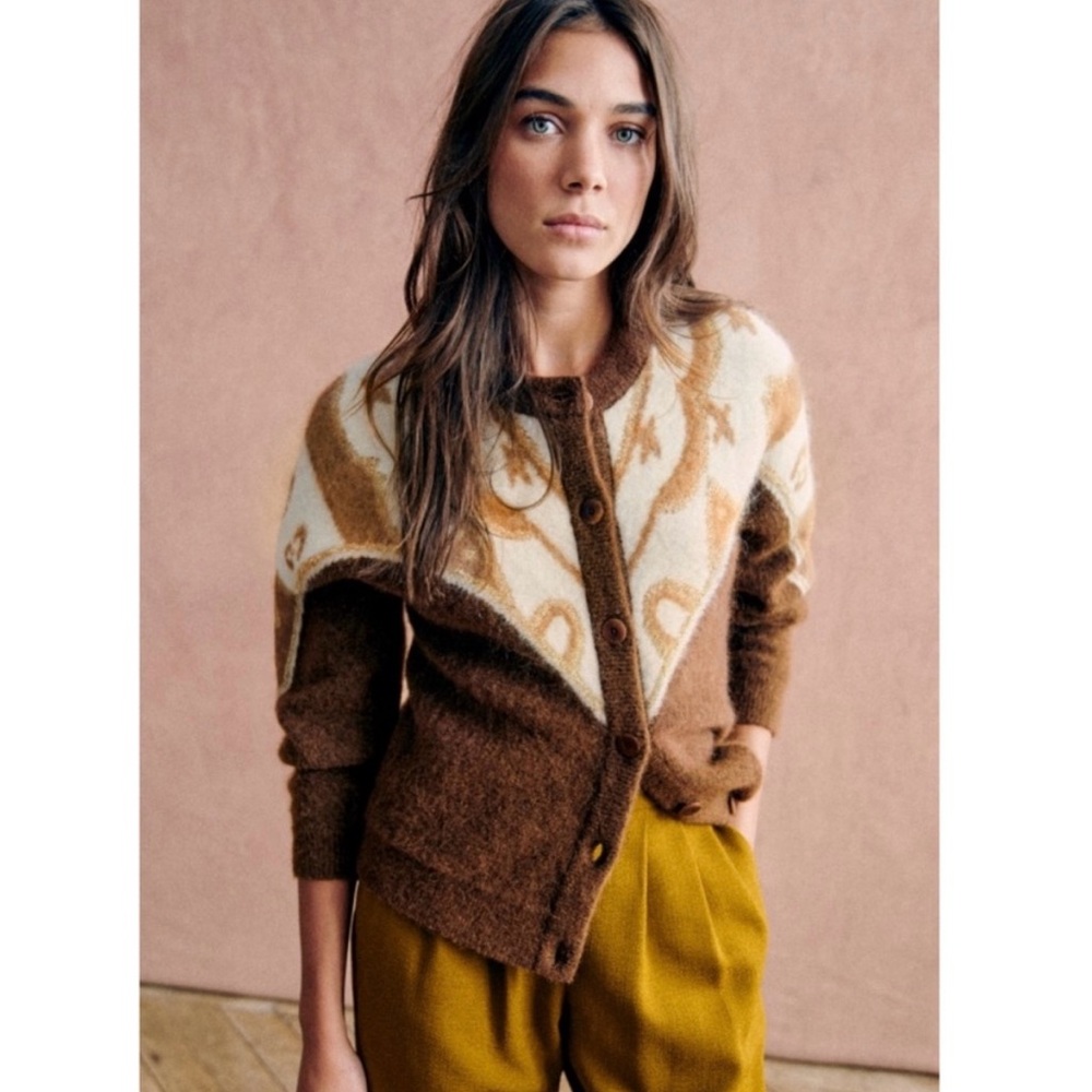Sezane Margaux Western Cardigan
